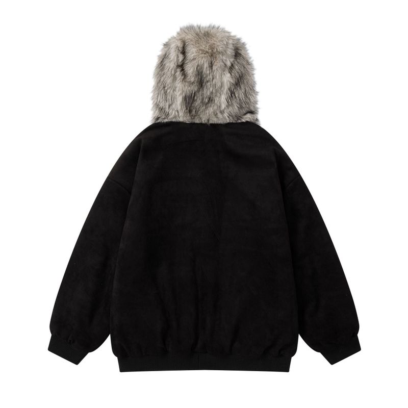 Marlow Reversible Logo Fur Jumper