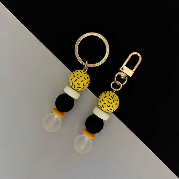 HI YELLOW KEYRING