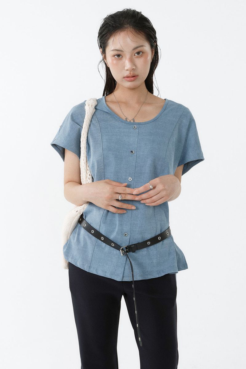 PIGMENT MAISON TOP_DUSTY BLUE