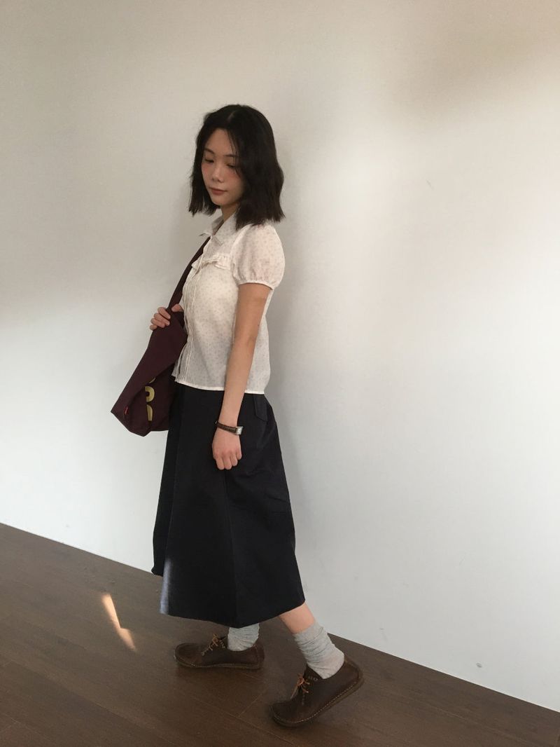 Para string long skirt (2color)