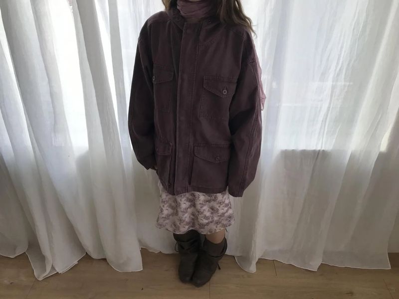 vintage hoodie loose jacket