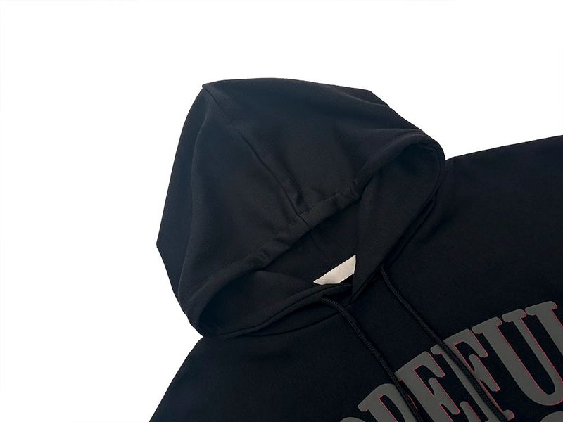Puff Lettering Oversized Hoodie