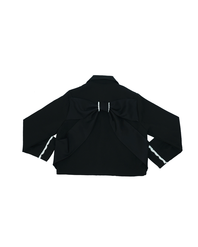 bigribbon jacket(black)