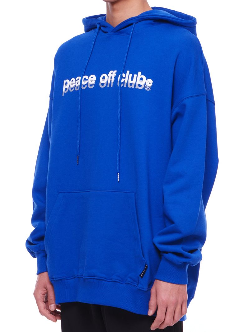 Basic_Logo Hooded Sweatshirt BLUE