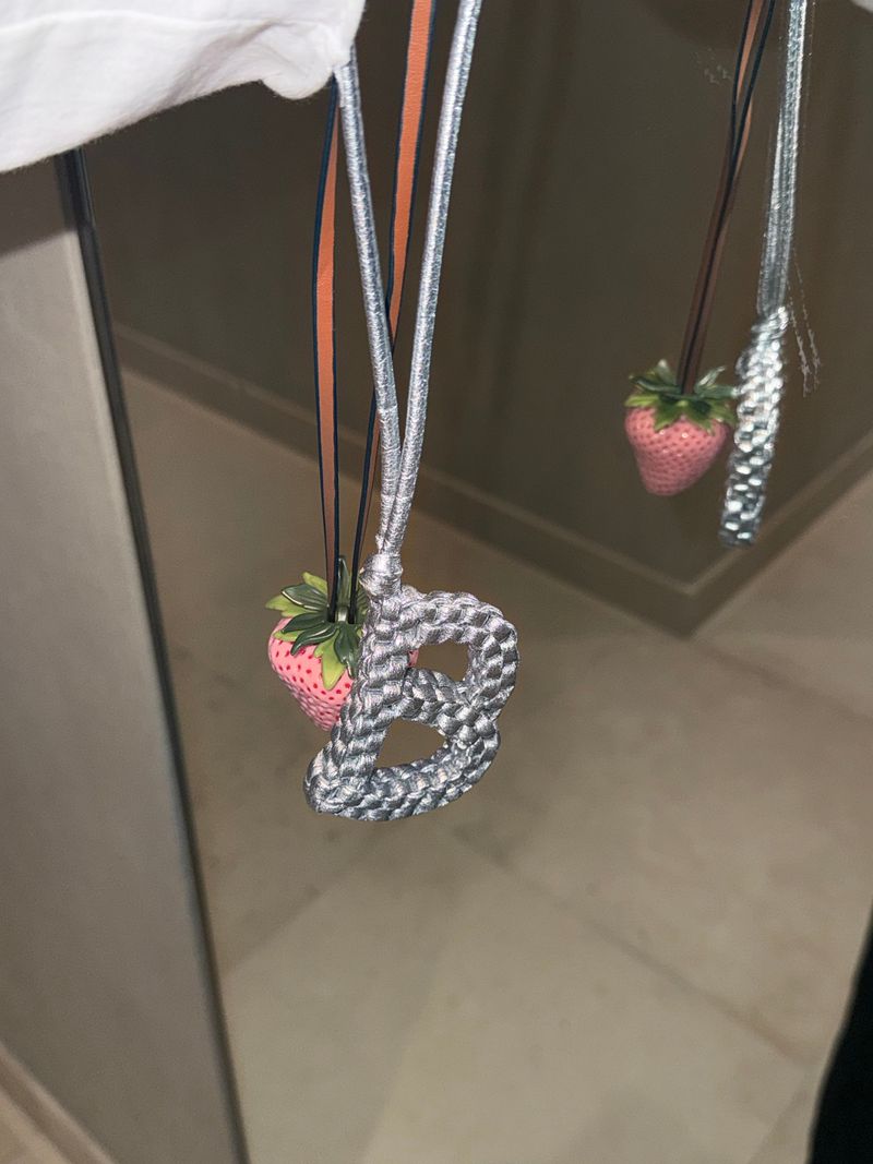 SILVER B ROPE KEYRING / TREEFORFIVE345