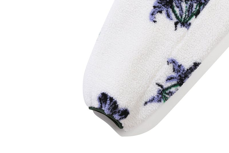 WILD FLOWER FLEECE JACKET_OATMEAL