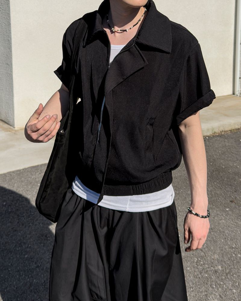 Er Minimal Half Crop Jacket