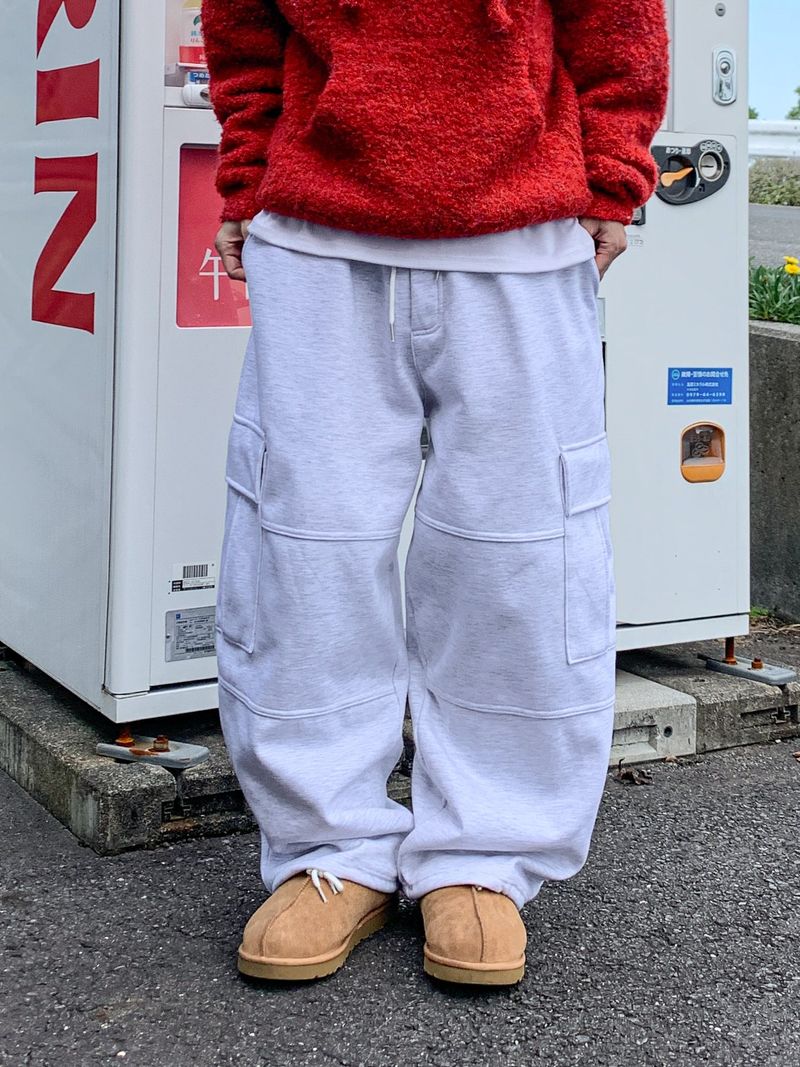 WHAT A LOOK（ワット ア ルック）の「Weber brushed cargo sweatpants（Pants）」