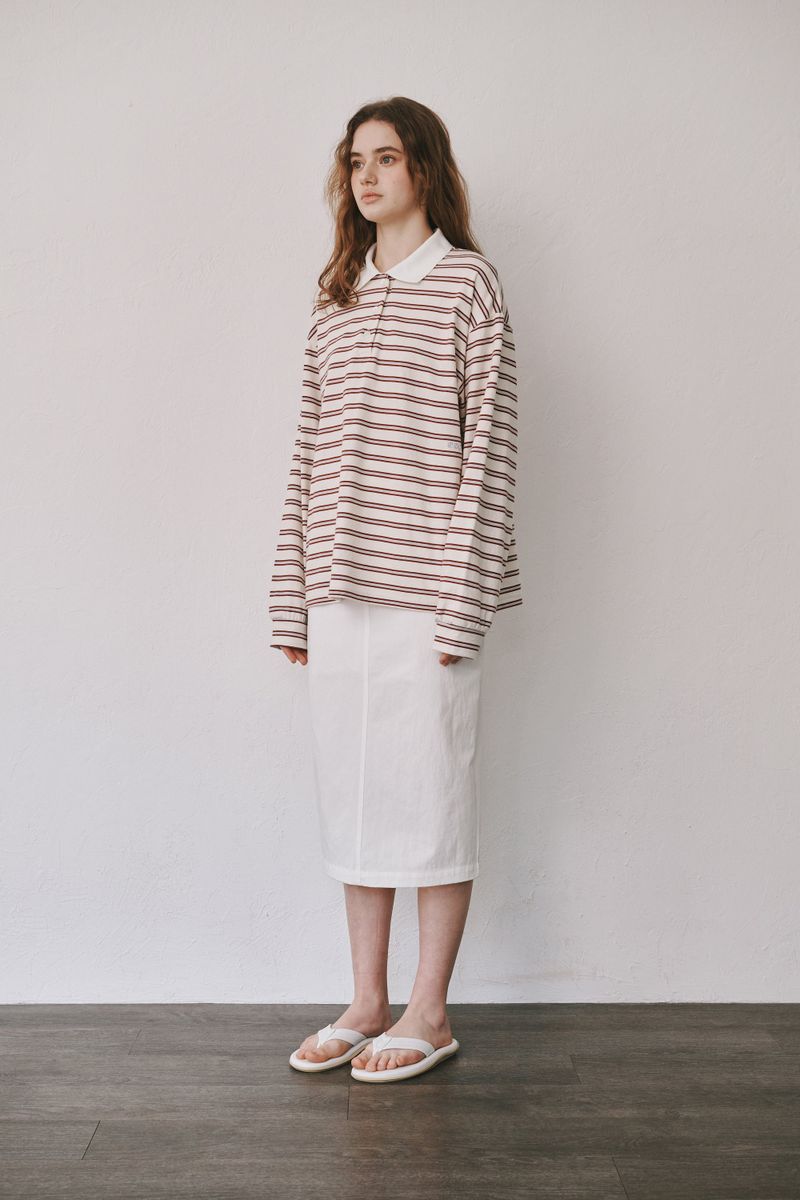 Stripe PK T-shirts (Wine)