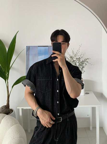 【Setup】Aiden Solid Linen Denim Setup