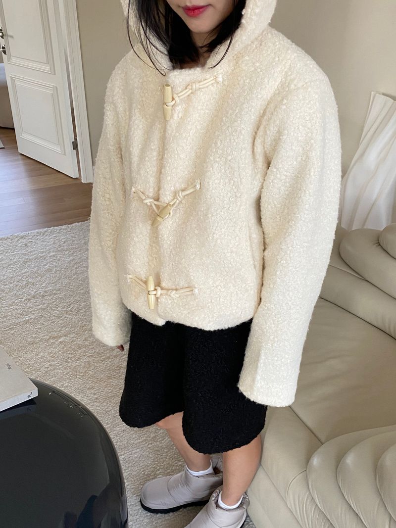 Emery short duffle coat