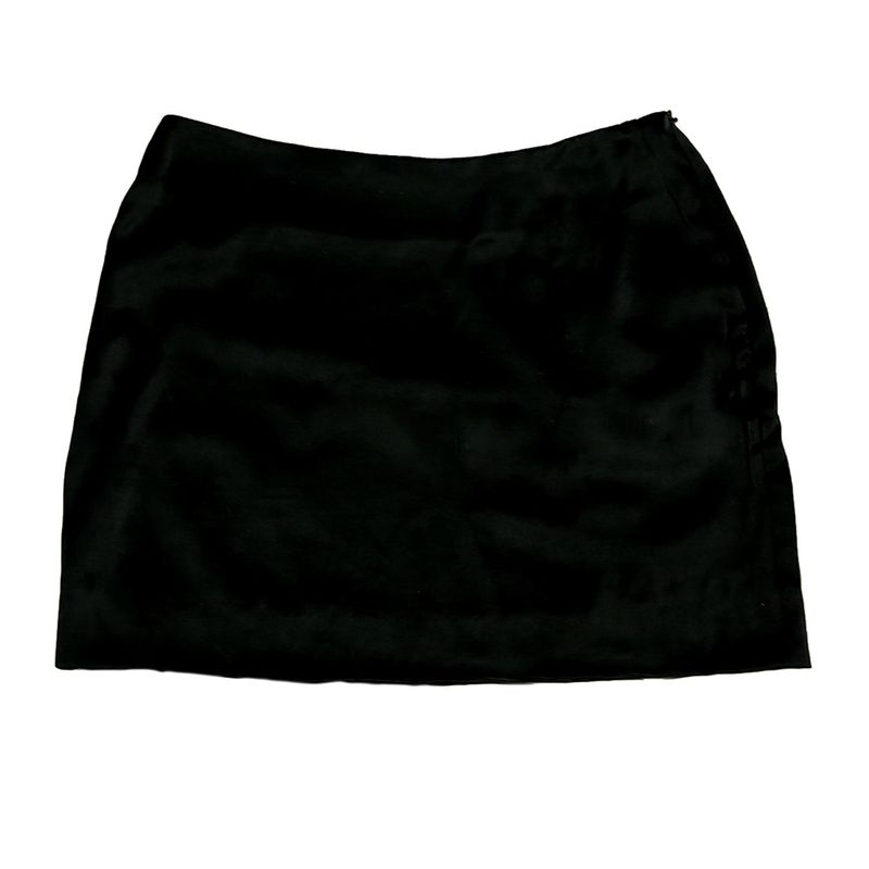 222 Slit graphic low skirt