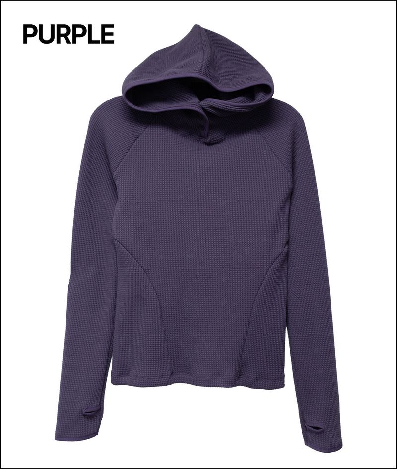Revi henry neck hoodie (finger whole)