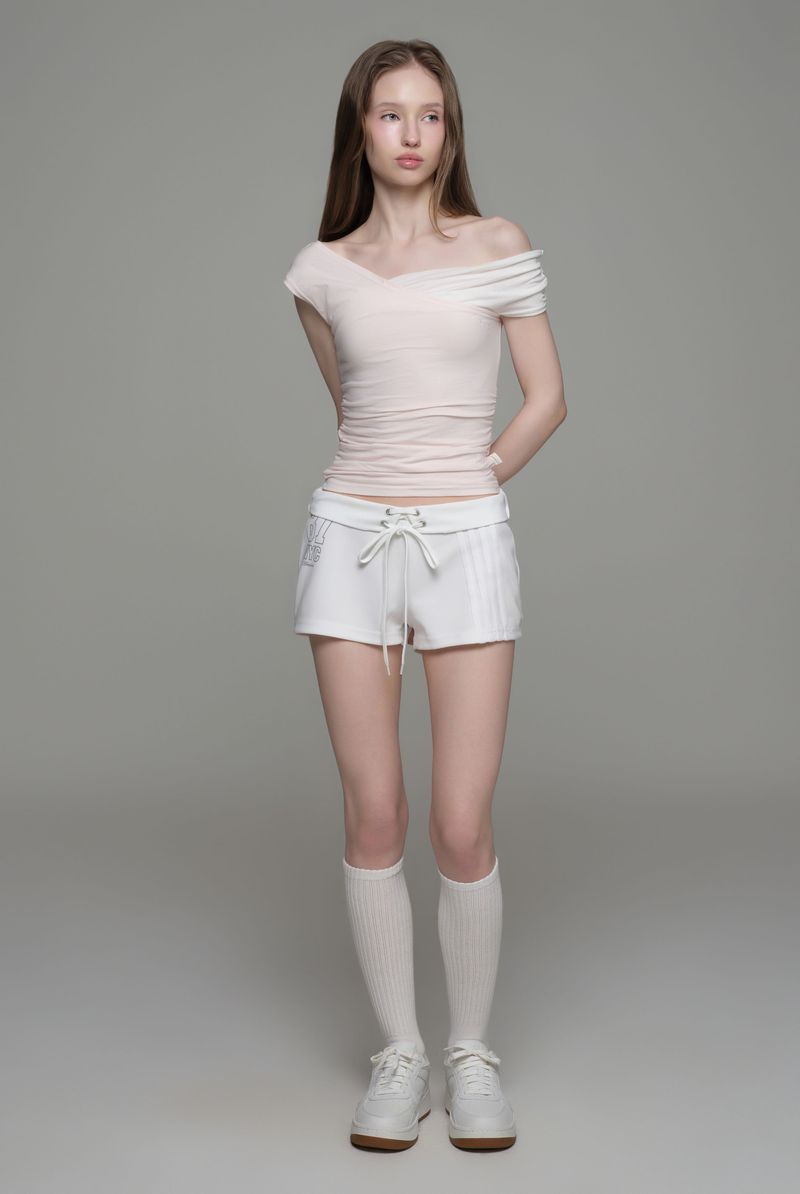 Kleesier（クリーシーア）の「Soft blend layered top, Baby Pink（Tops）」