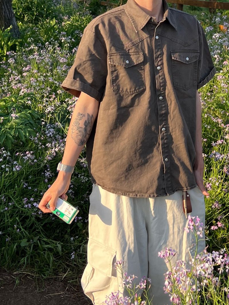 Cold-Washed Cargo Pants (6 Colors)
