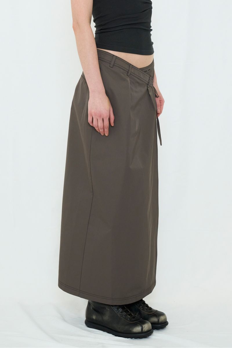 WRAP MAXI SKIRT