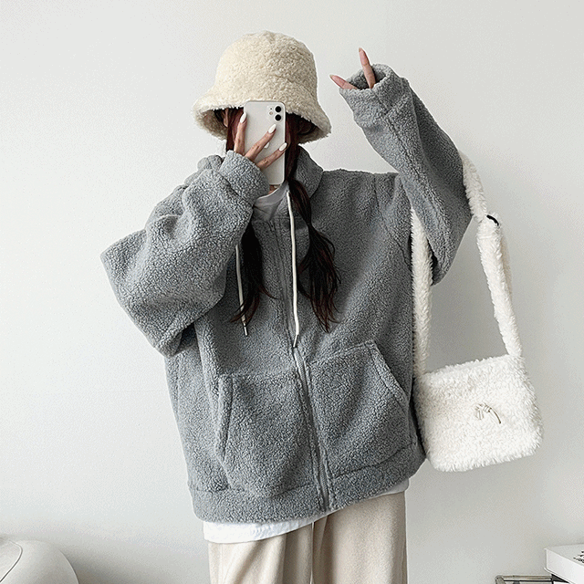 hijjoo（ハイチュー）の「milk wool bucket hat bucket hat hat（Hats）」