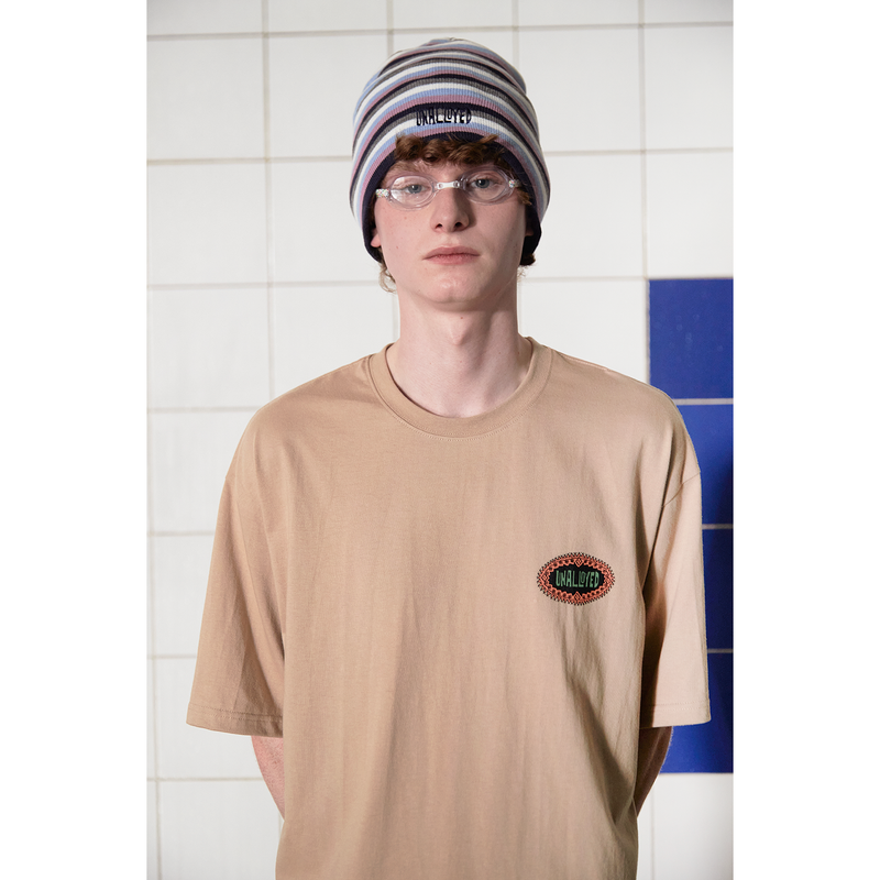 SYMBOL LOGO T SHIRT / BEIGE