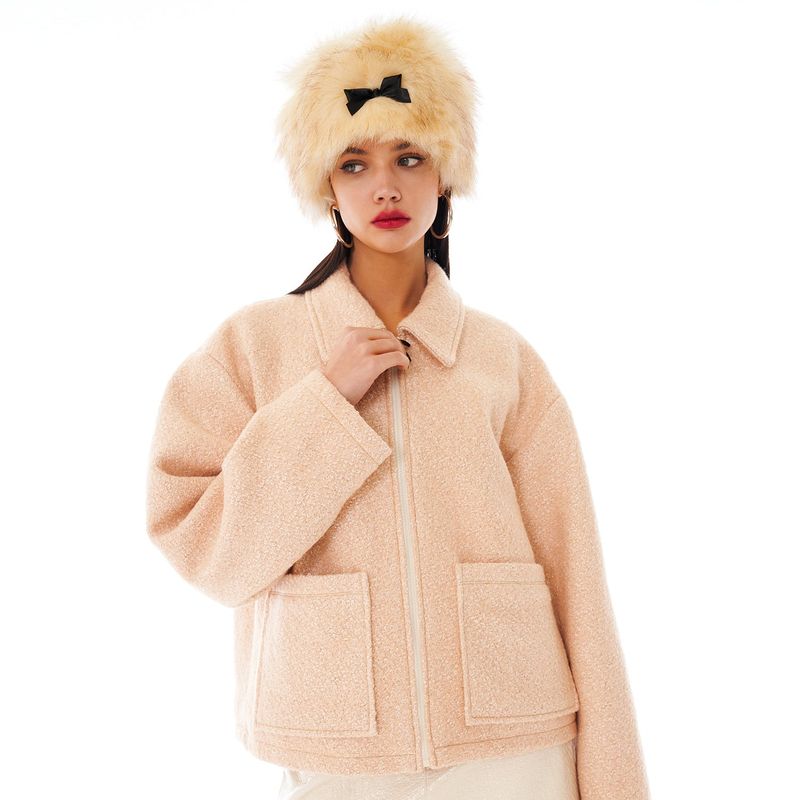 OTHER-worldly（アザーワールドリー）の「Stardust Boucle Wool Jacket [Peach]（Jackets/Outerwear）」