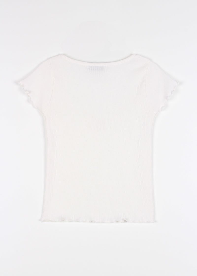 TULIP SHIRRING TEE