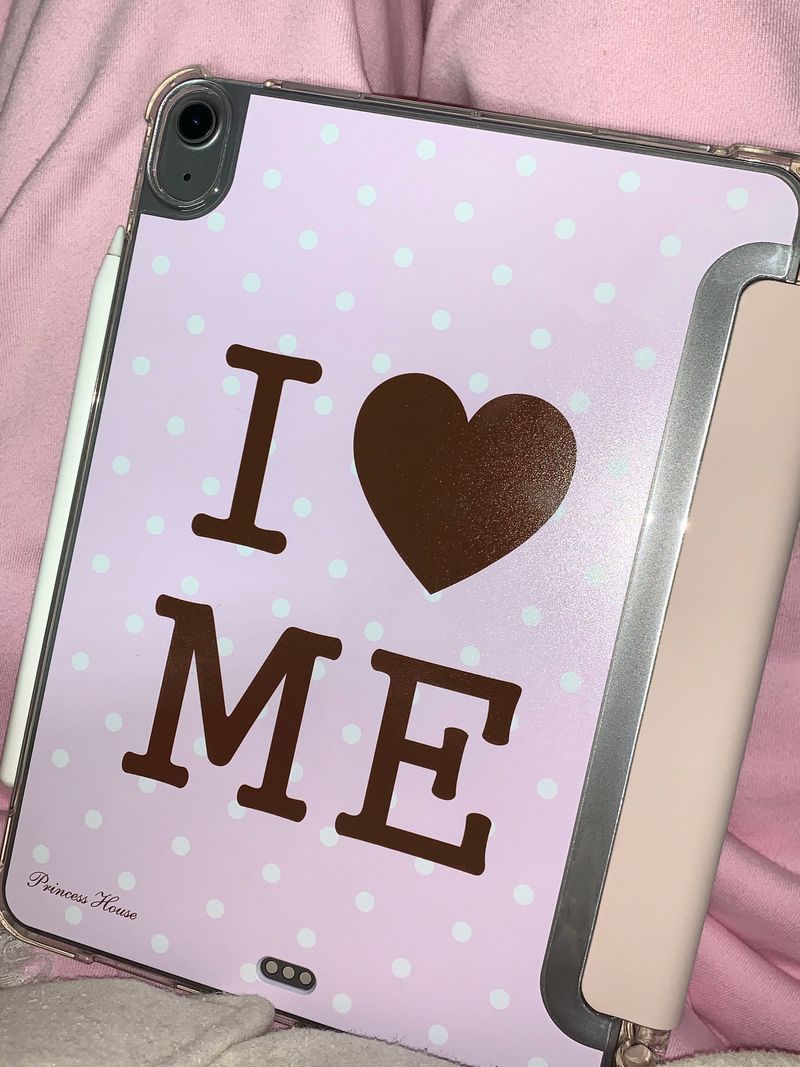 Love more iPad/Galaxy tab case (text custom) for tablets 11” above
