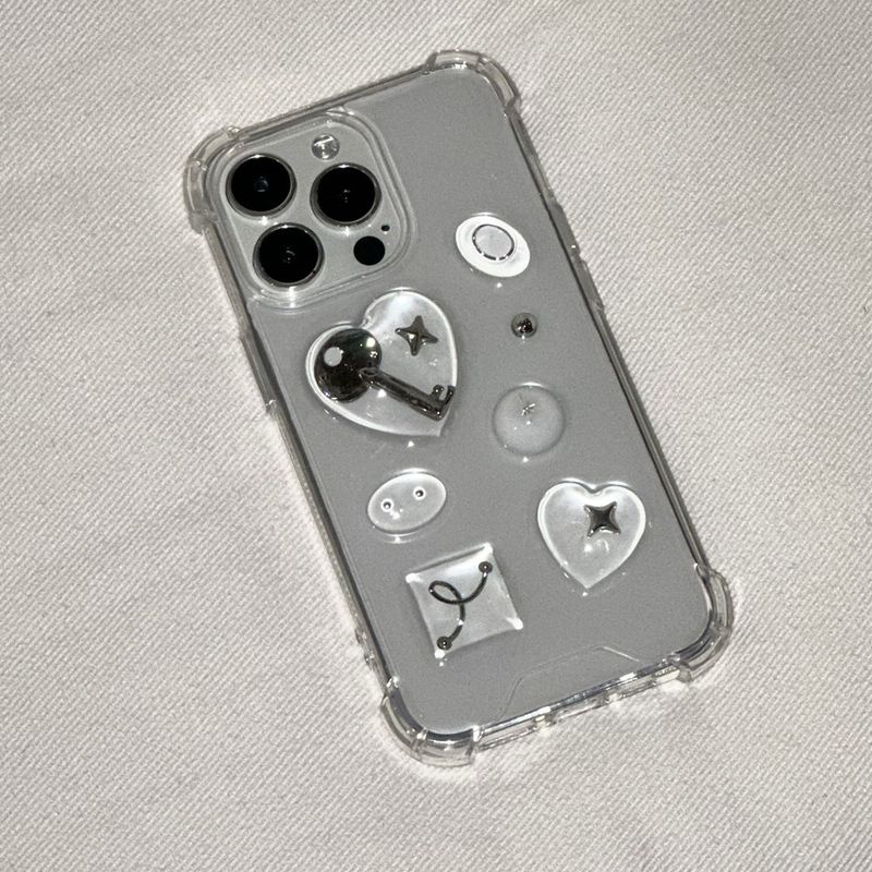 [made]silver charms ver resin phone case 