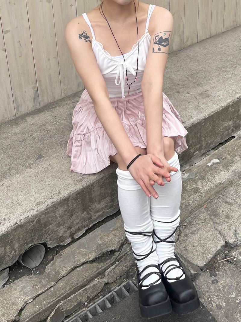 Loose Layered Knee Socks