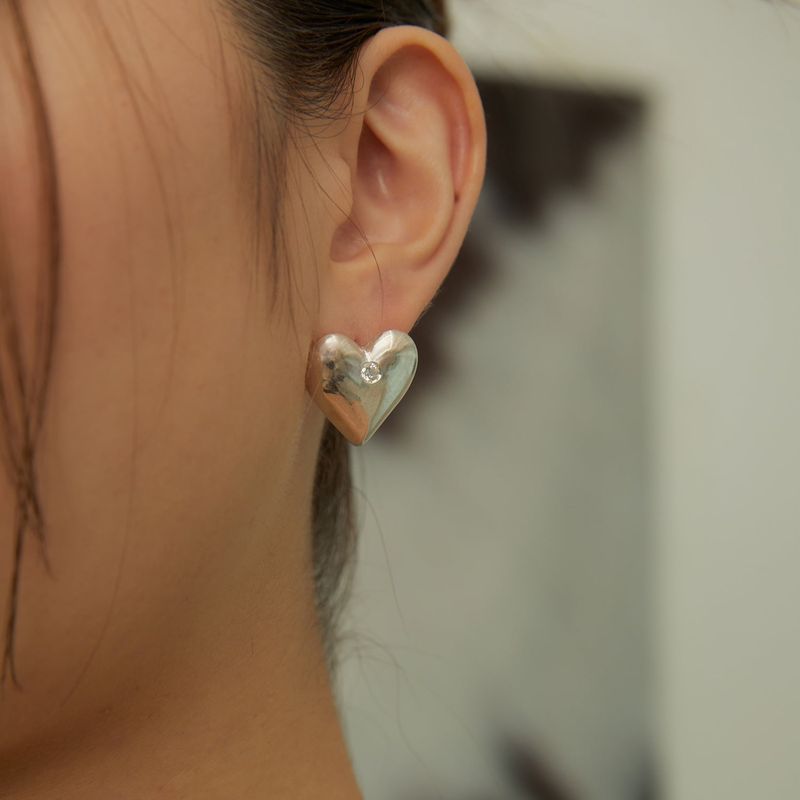 giant heart earring