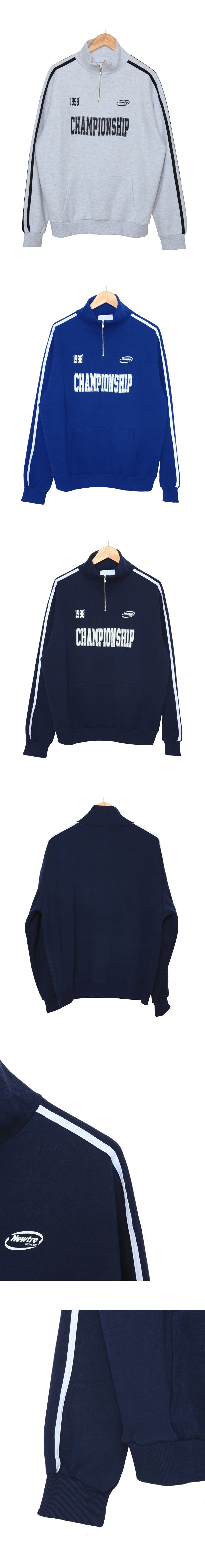 Championship semi- zip-up sweatshirt