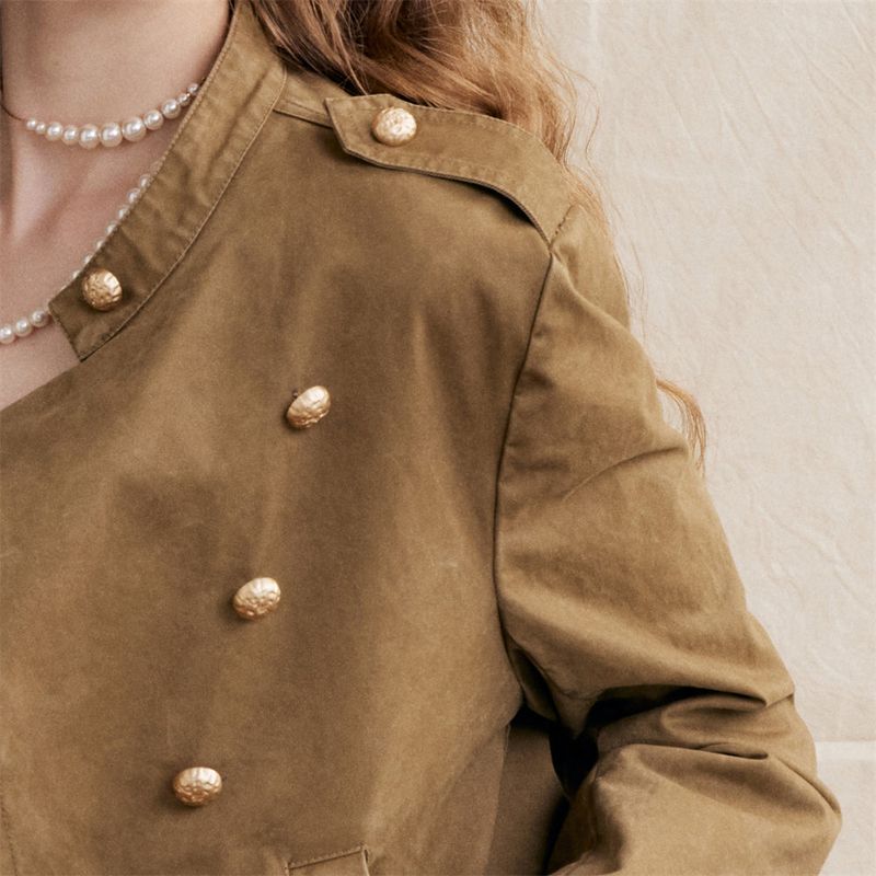 Soft Casual Belted Short Jacket