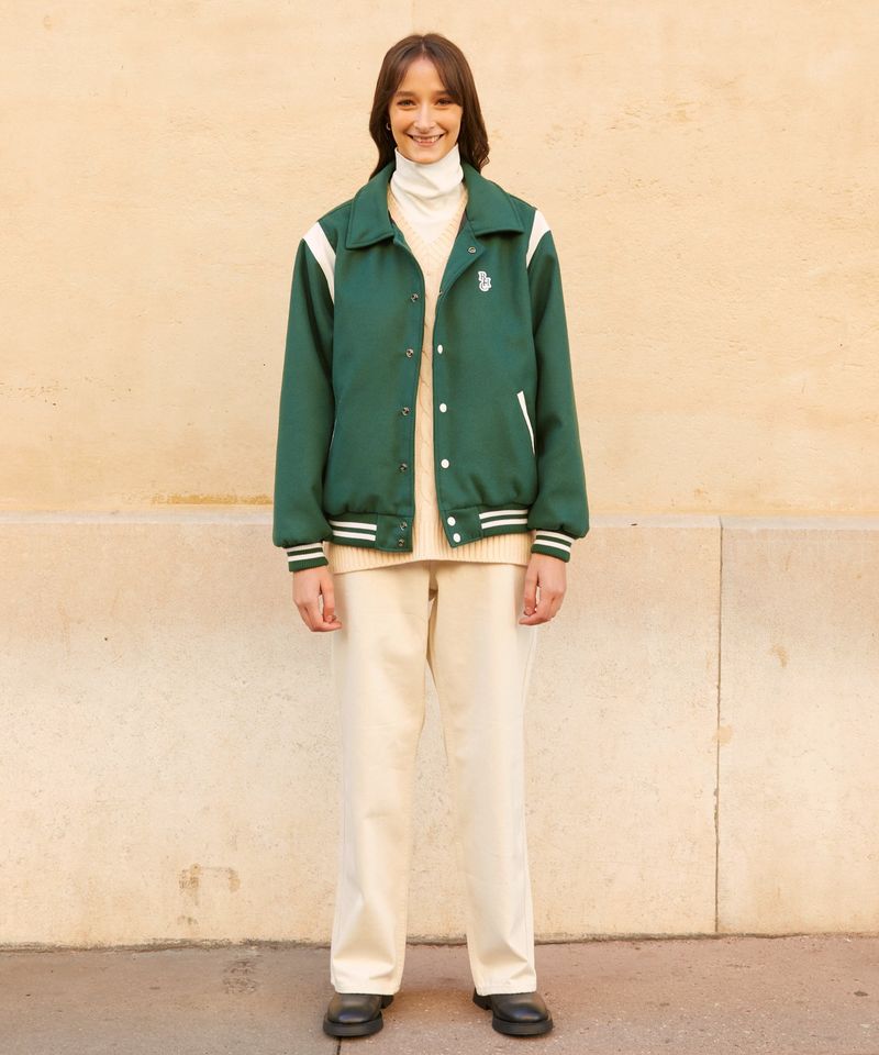 RCH varsity stadium Jacket green