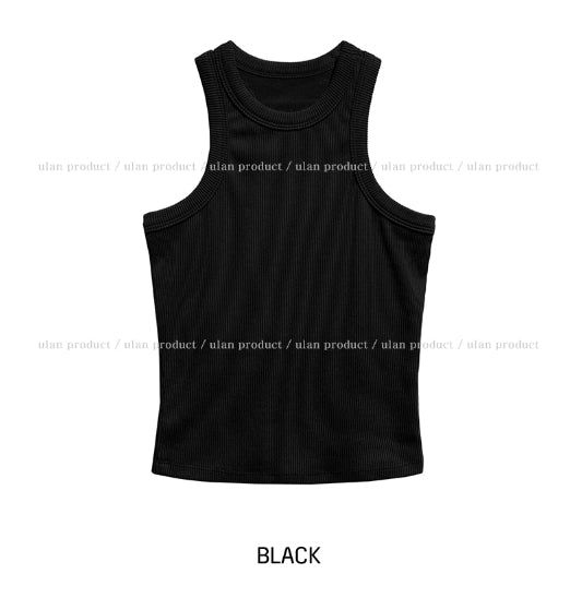 [U-BASIC] Four Seasons Basic Mango Ribbed N/S