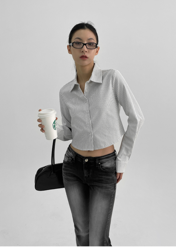 [MADE] Rechik Basic Oxford Shirt Crop ver.