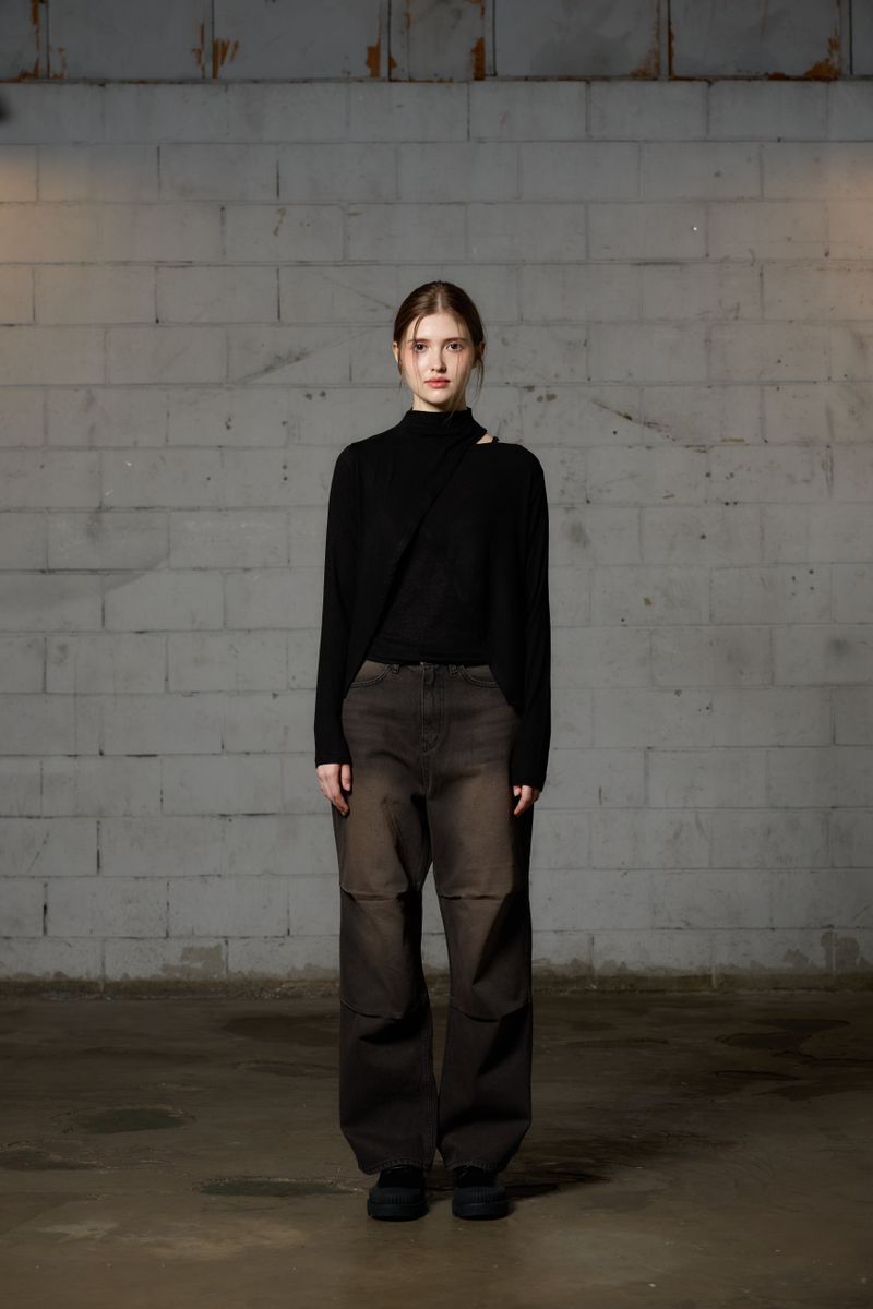 ARIKIM（アリキム）の「ARE WOOL LONG SLEEVE SET / BLACK（Tops）」
