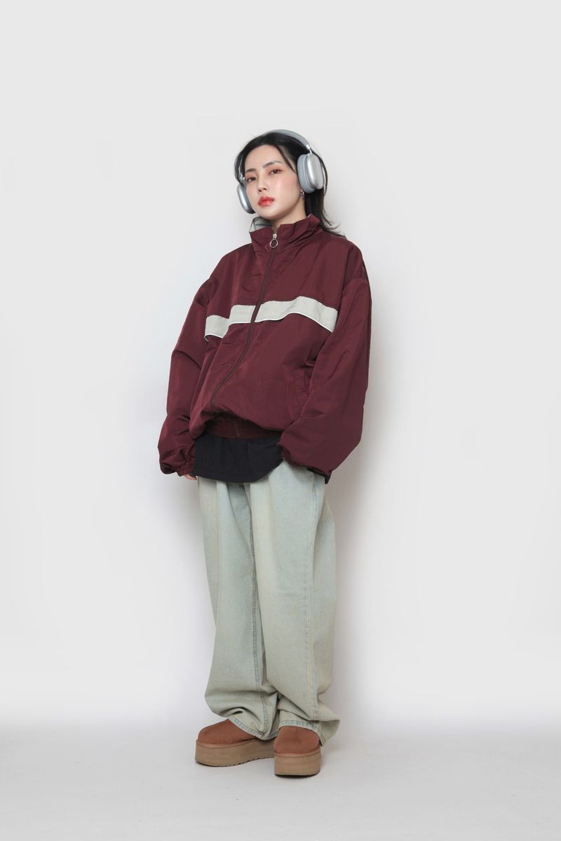 Mid Colour Piping Zip-Up