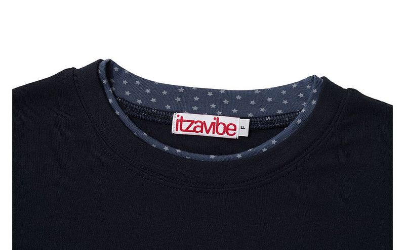 STAR LAYERED LONG SLEEVE - NAVY