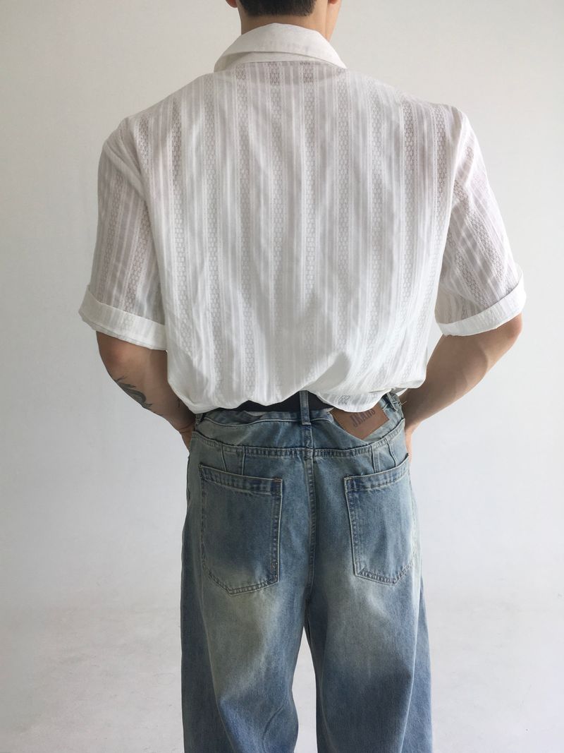 det short sleeve shirt(2colors)