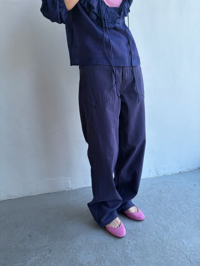 ポケットストレートパンツ