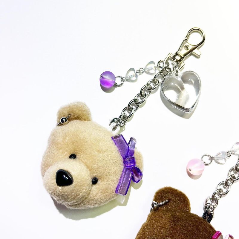 [Seventeen Jeonghan&Seungkwan] Picky bear keychain (2color)