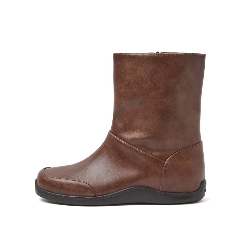 Keen 0005-3. Rubber Sole Ankle Boots - 3colors