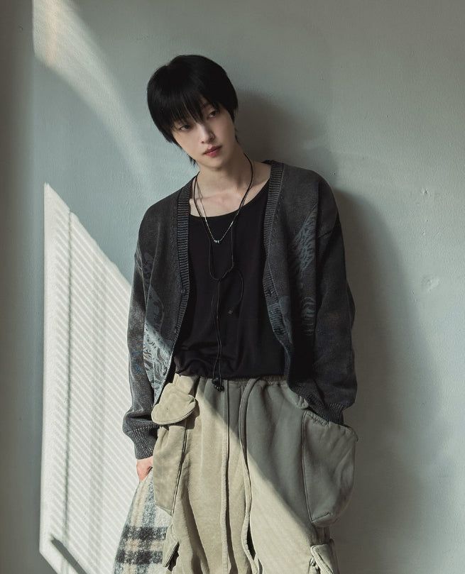 Top Washed Big Pocket Cargo Sweatpants