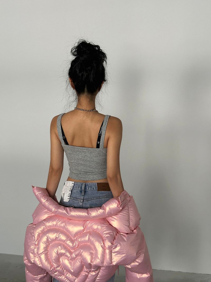 Pleasantly Thick Napping Cropped Sleeveless