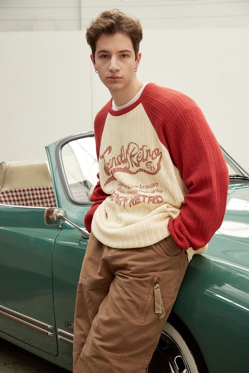 VINTAGE WASHED TAIL POCKET PANTS - BEIGE