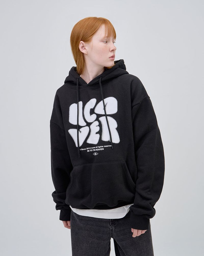 POINTAGE LOGO HOODIE - BLACK