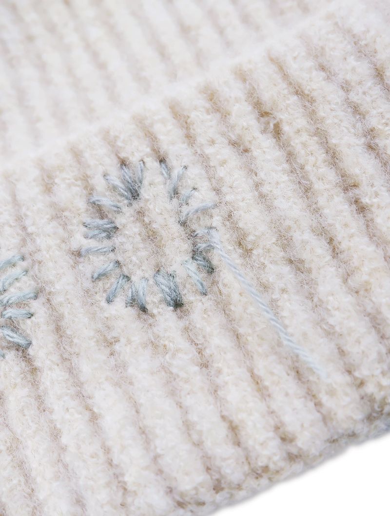 000 Hand Stitch Beanie / Oatmeal