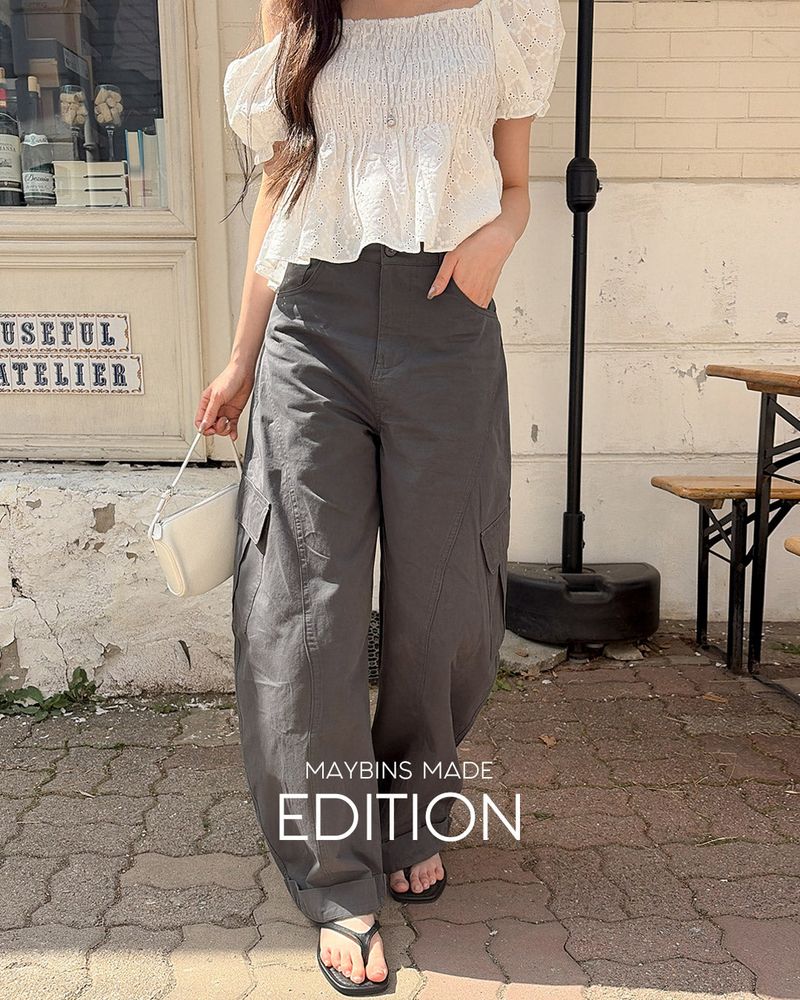 [MADE] Chemi curved wide pants