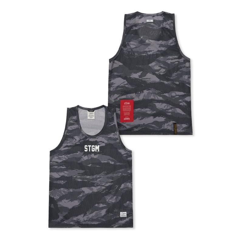STIGMA（スティグマ）の「Mesh Oversized Sleeveless Tiger Camouflage（Tops）」