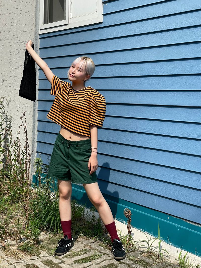 Colorful cotton short pants