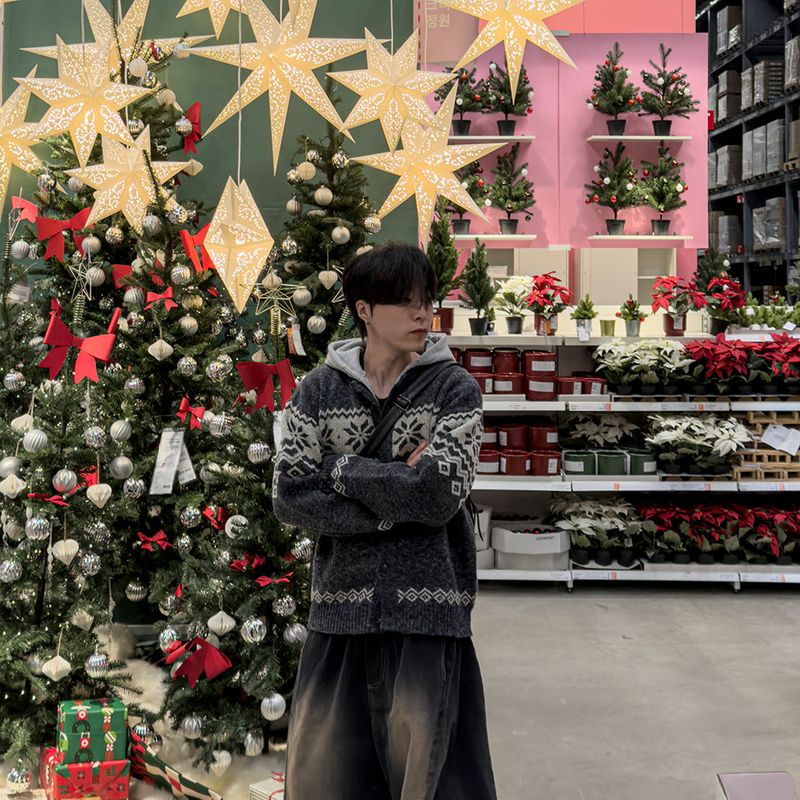 Fiora nordic knit cardigan