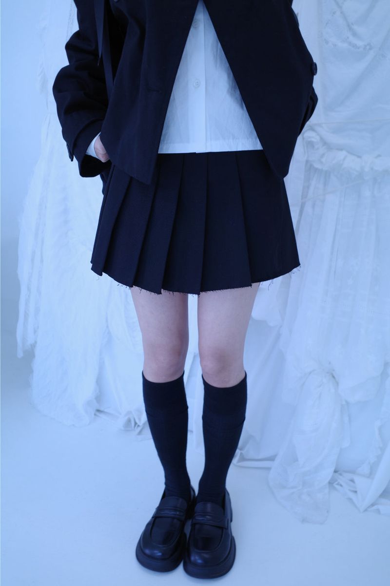 High neck double set up (3color) -Jacket